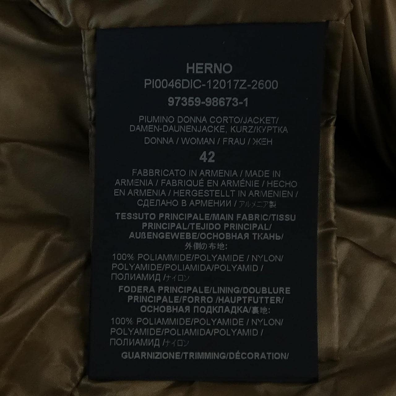 ヘルノ Herno PI0046DIC 12017Z 2600 ダウンジャケット