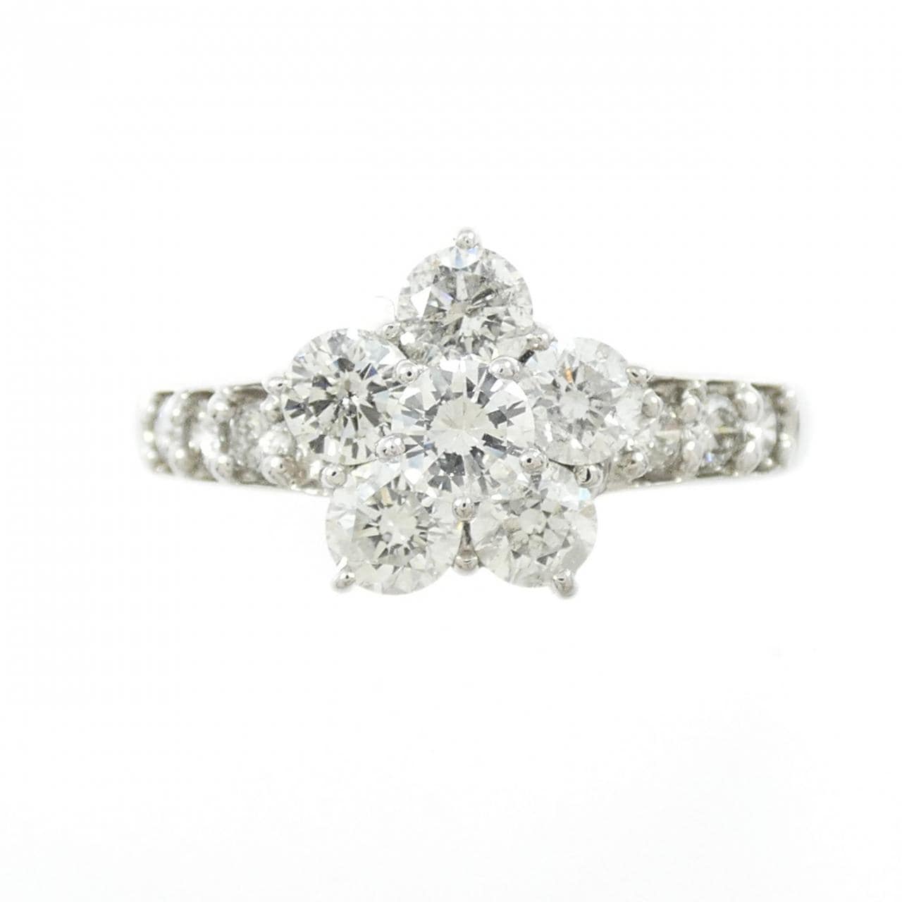 PT900 Flower Diamond Ring 1.00CT