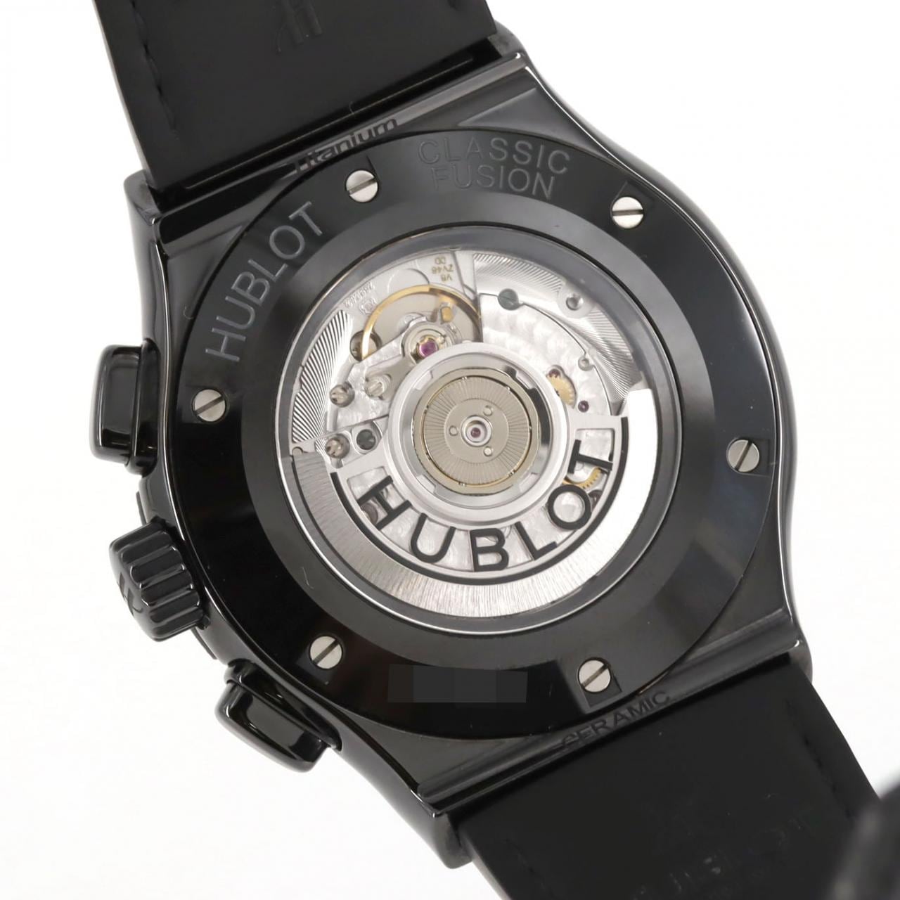 ウブロ クラシックフュージョンアエロフュージョンクロノグラフブラックマジック 525.CM.0170.RX セラミック 自動巻