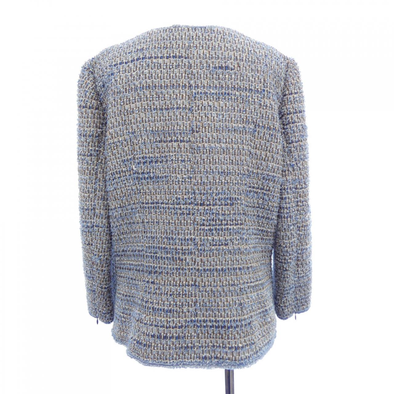 【ヴィンテージ】シャネル CHANEL P21052V12411 03P ノーカラージャケット