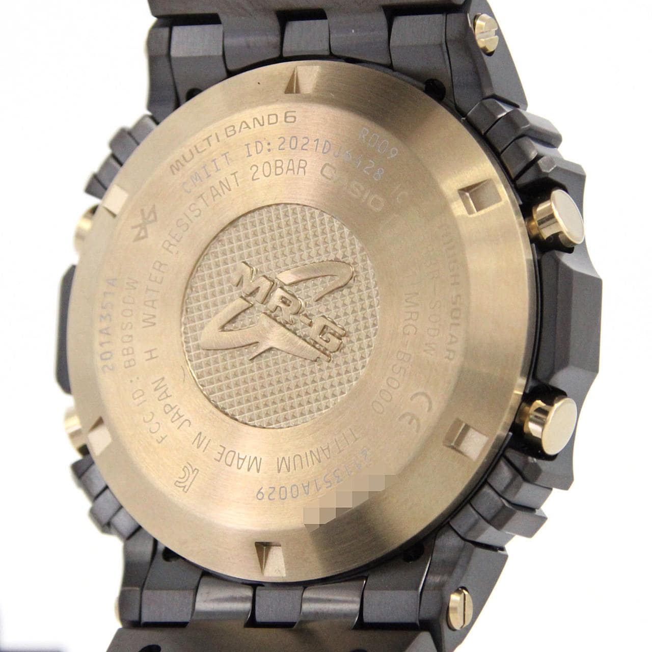 カシオ G-SHOCK･MR-G 電波時計 MRG-B5000B-1JR TI ソーラークォーツ