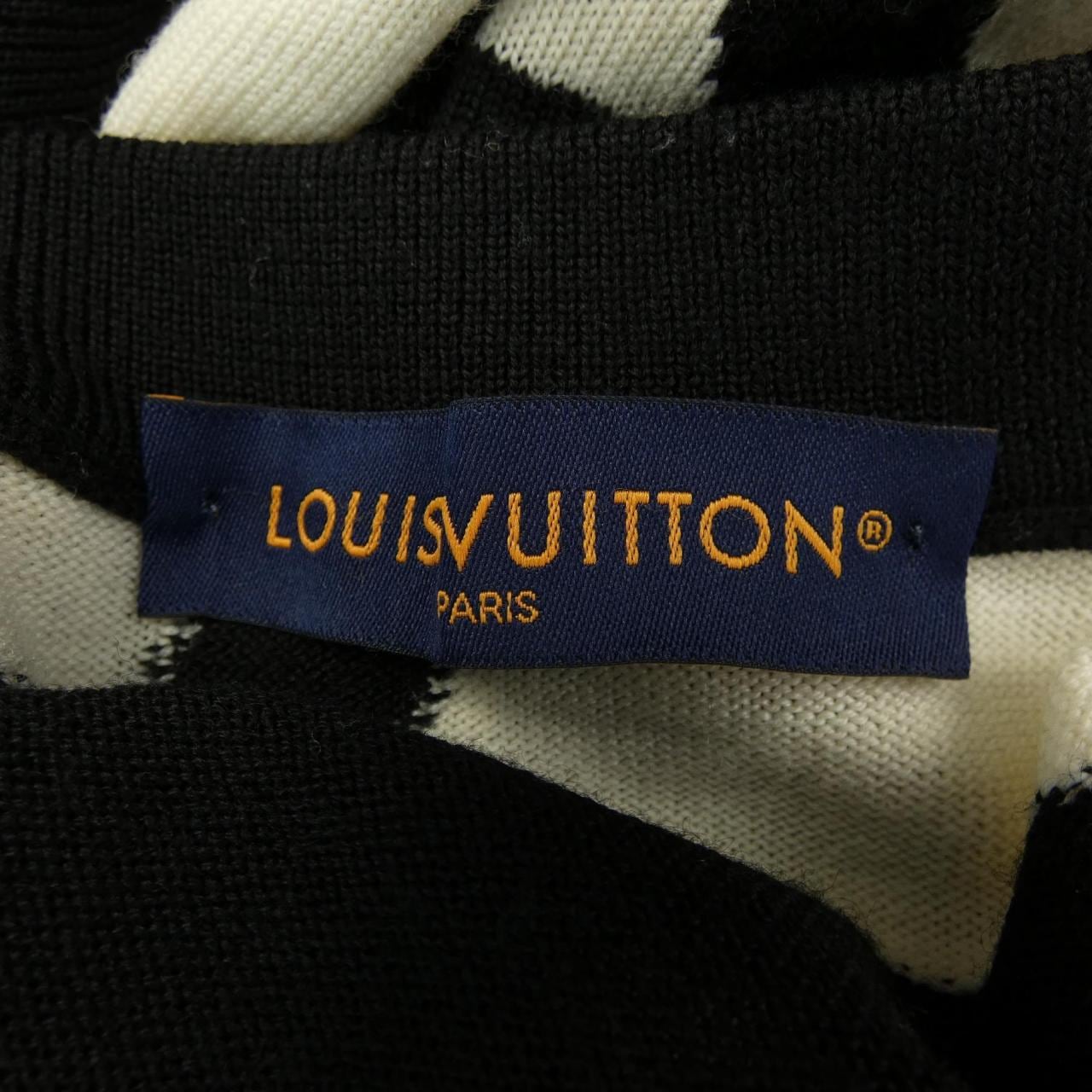 ルイヴィトン LOUIS VUITTON LVアブストラクトハウンドトゥースクルーネック HON34WT26 ニット