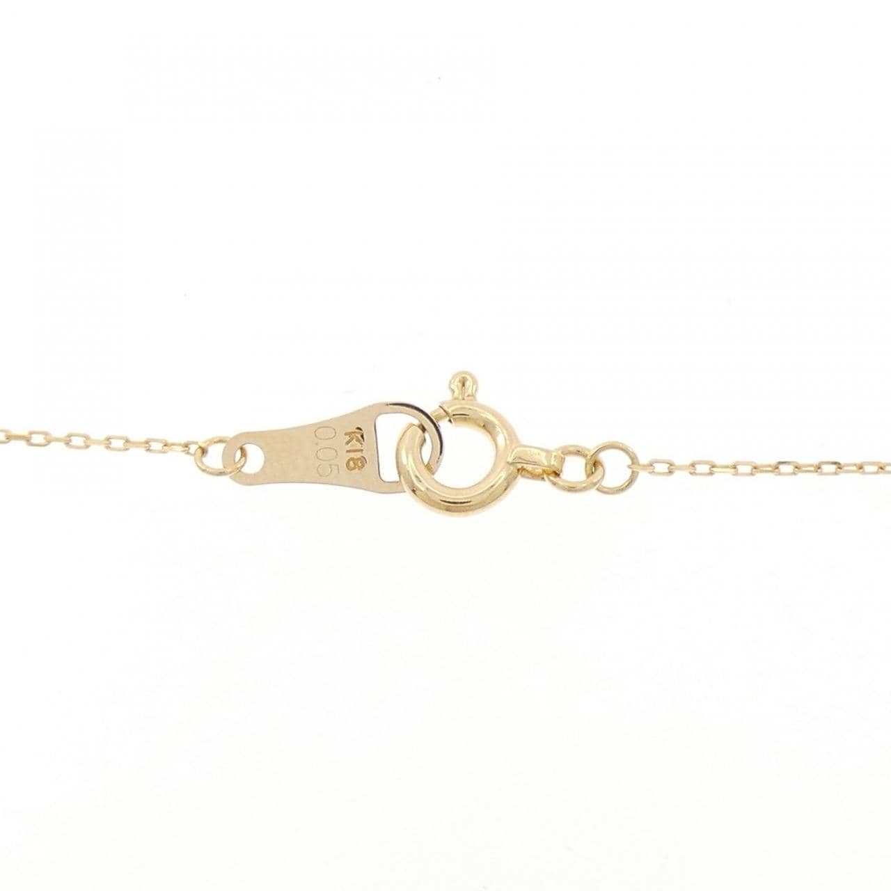 アガット ダイヤモンド ネックレス 0.05CT