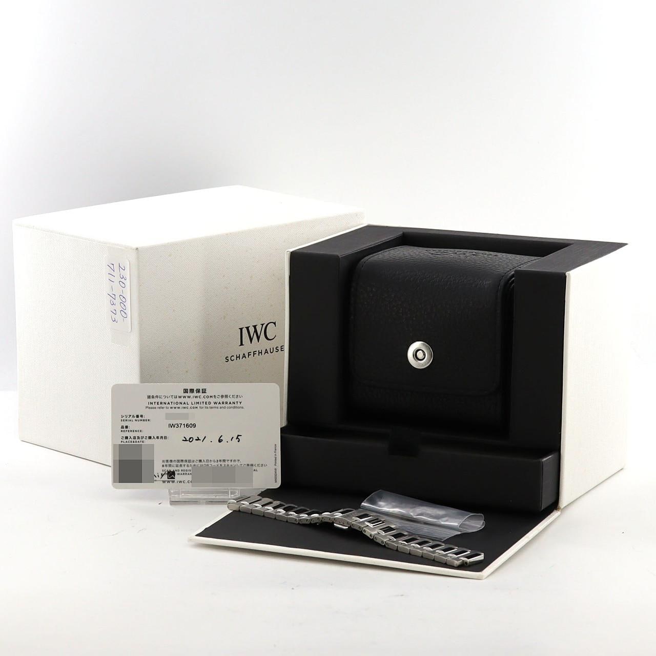 IWC ポルトギーゼクロノグラフ IW371609 SS 自動巻