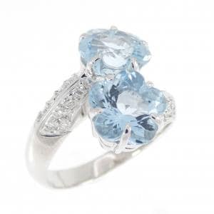 ポンテヴェキオ アクアマリン リング 3.19CT