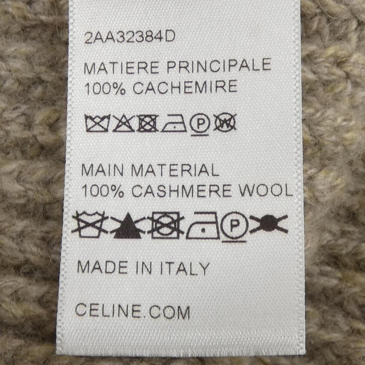 セリーヌ CELINE トリオンフ 2AA32384D ニットキャップ