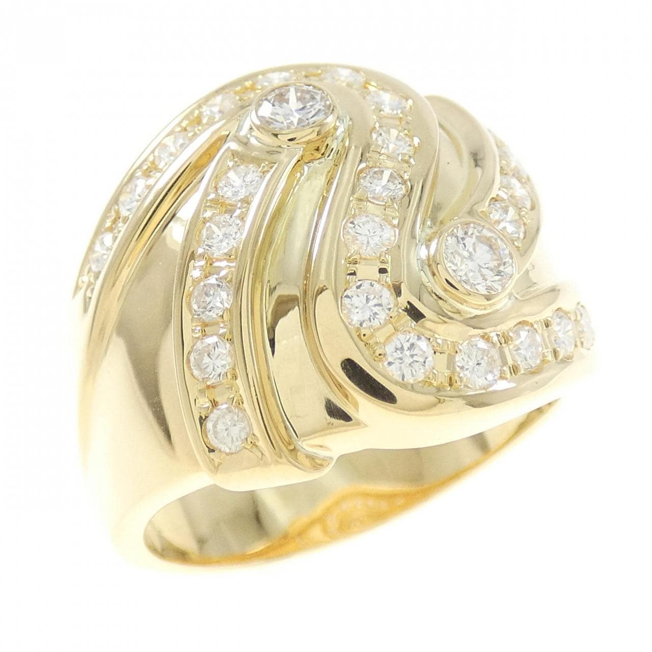 K18YG ダイヤモンド リング 0.71CT