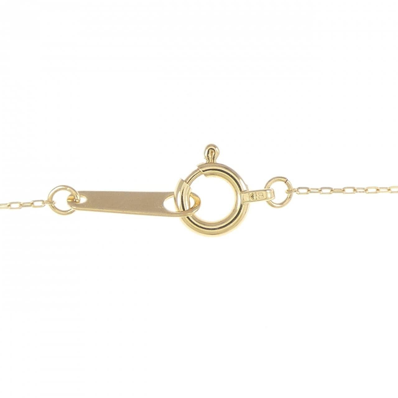 K18YG ダイヤモンド ネックレス 0.10CT