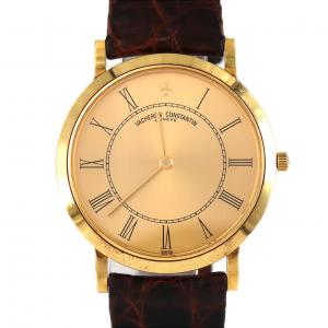 【ノーメンテナンス還元価格】ヴァシュロン･コンスタンタン エクストラフラット YG 34070/000J-7613 YG 手巻