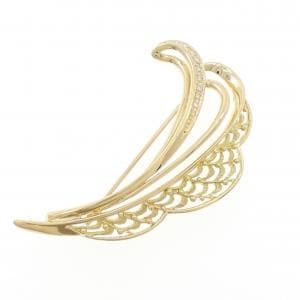 ギンザ タナカ ダイヤモンド ブローチ 0.16CT