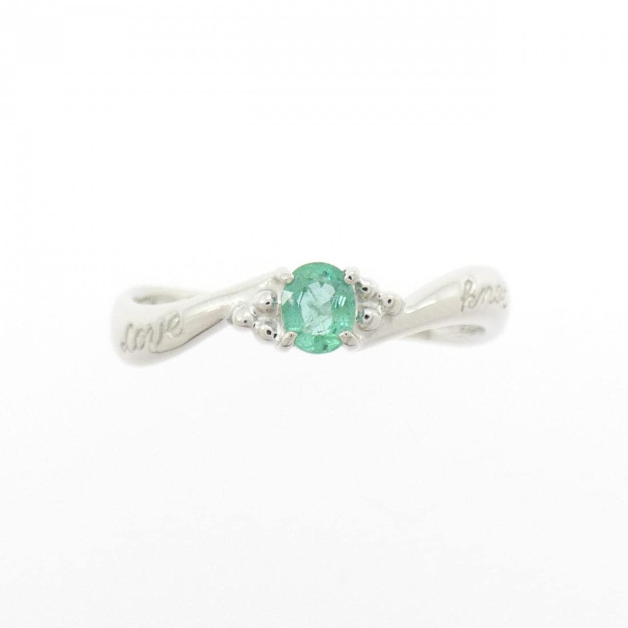 PT900 エメラルド リング