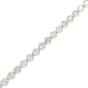 K18WG钻石手链3.00CT