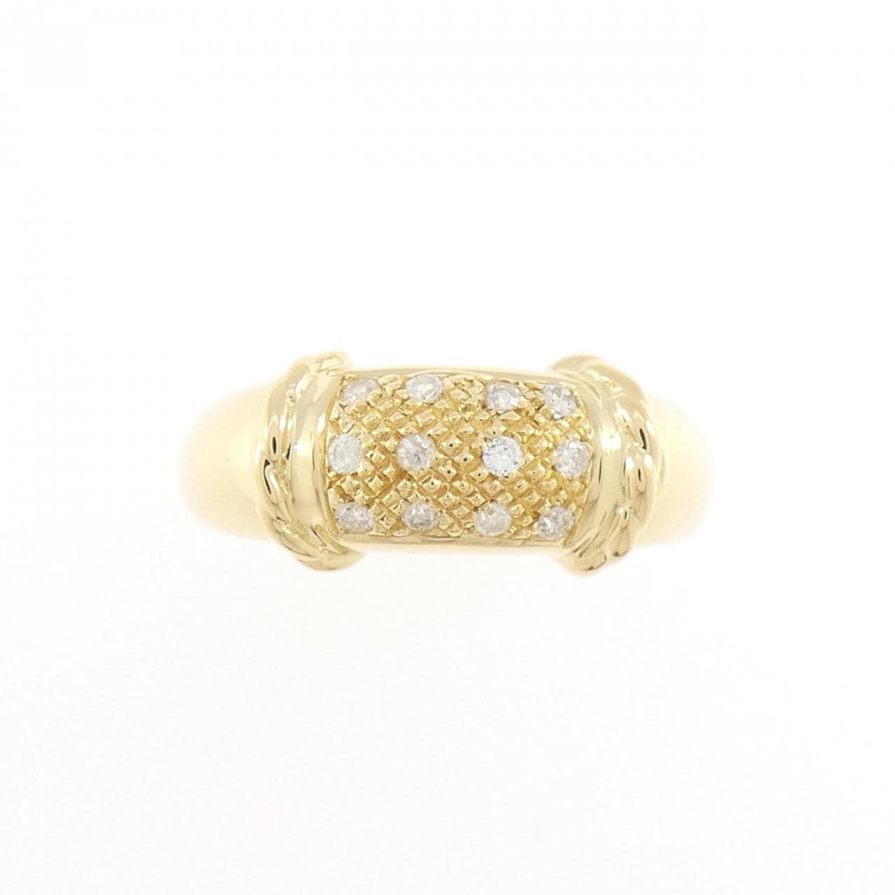 K18YG ダイヤモンド リング 0.12CT