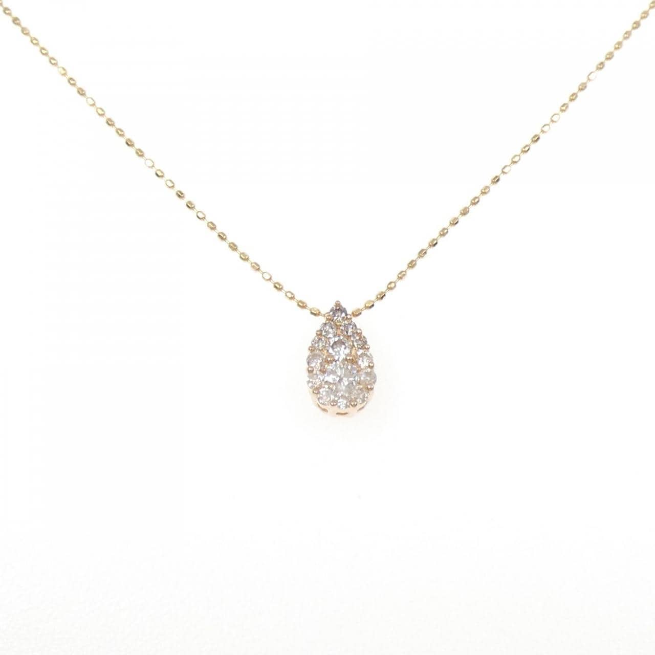 K18PG/K18YG ダイヤモンド ネックレス 0.30CT