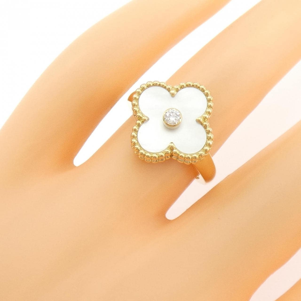 ヴァンクリーフ&アーペル ヴィンテージアルハンブラ リング