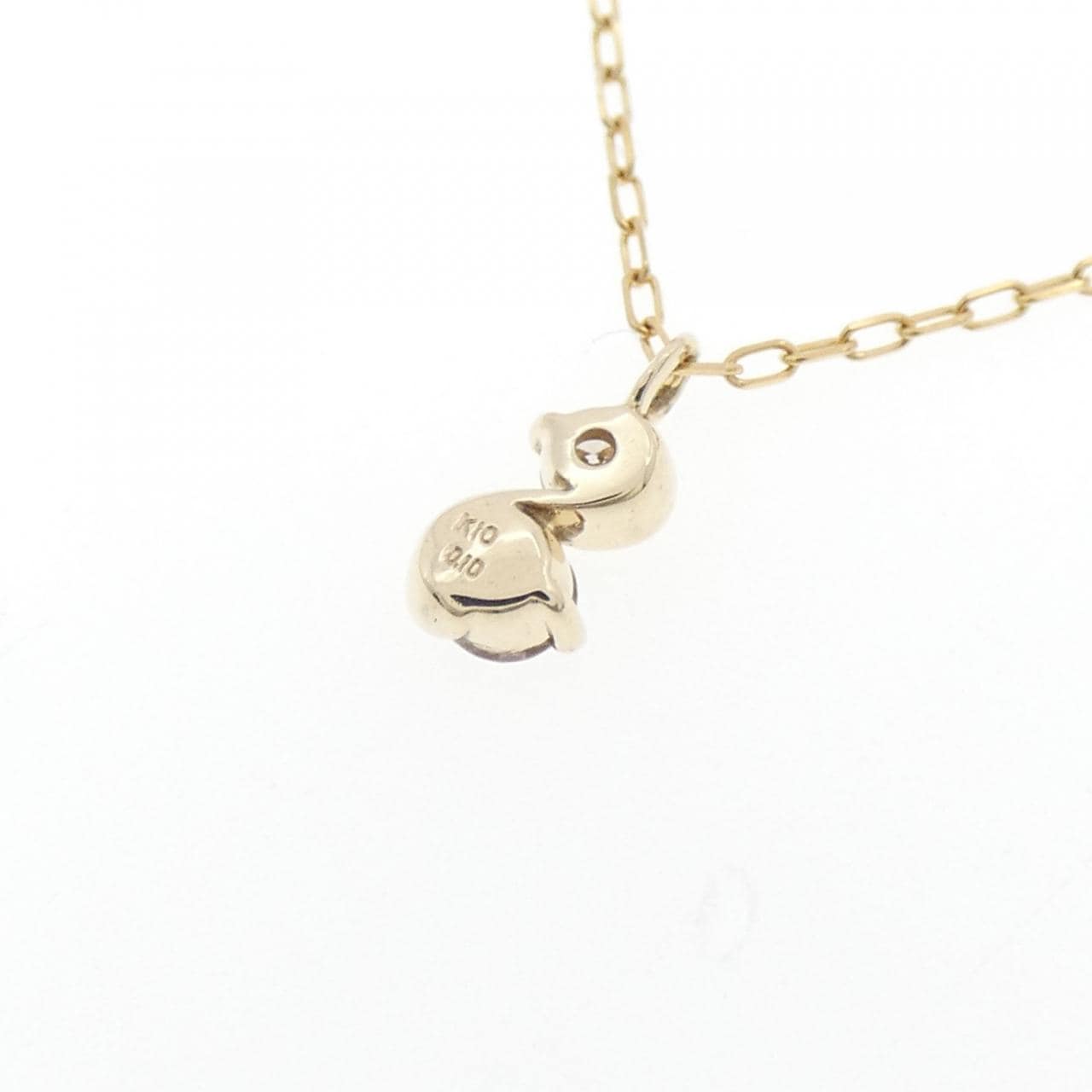 K10YG ダイヤモンド ネックレス 0.10CT