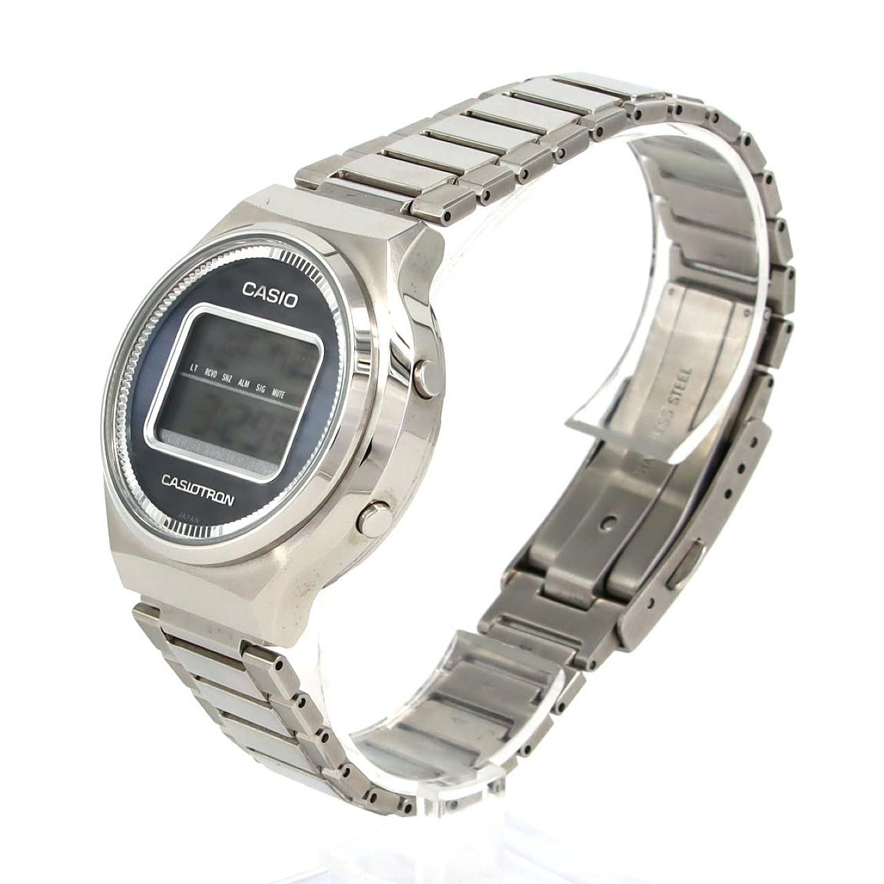 カシオ カシオトロン 電波時計 LIMITED TRN-50-2AJR SS ソーラークォーツ