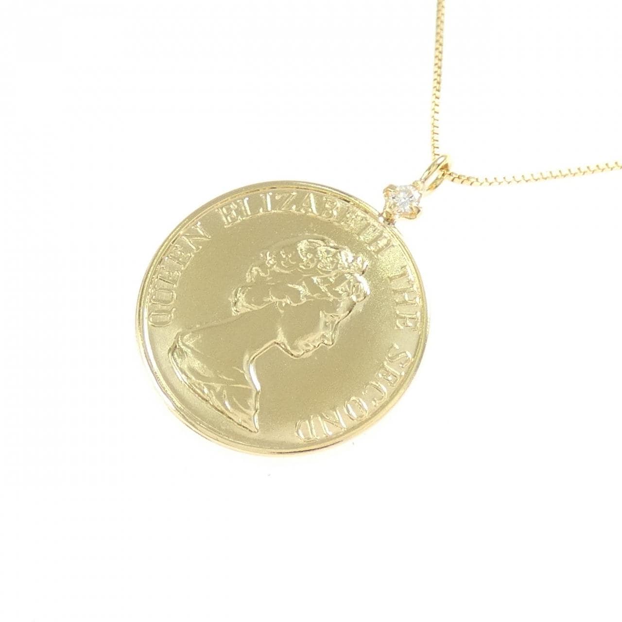 K18YG ダイヤモンド ネックレス 0.016CT