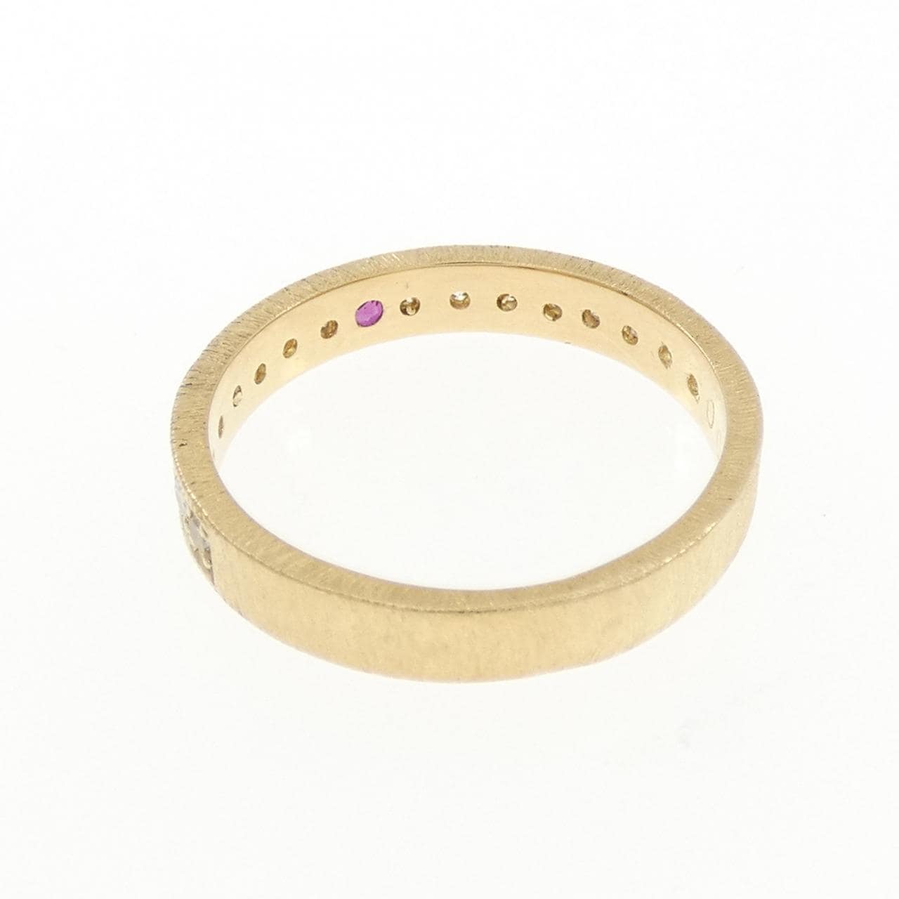 K18YG ルビー リング 0.045CT