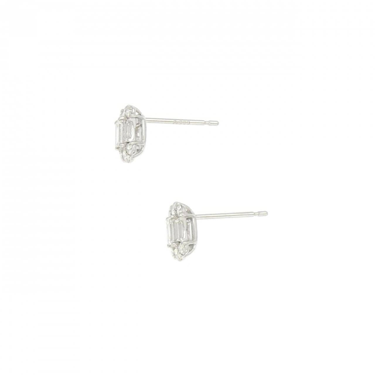 [BRAND NEW] PT900 Diamond earrings 0.40CT