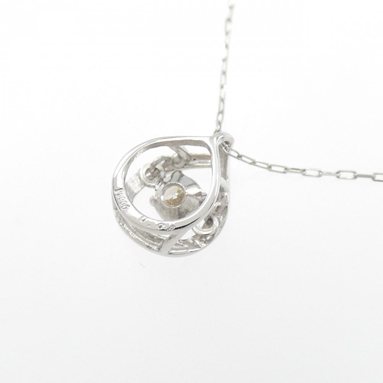 【新品】PT900 ダイヤモンド ネックレス 0.08CT