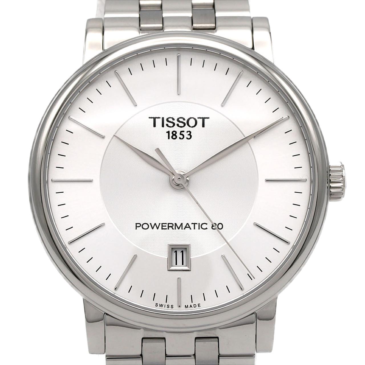 【新品】ティソ カーソン プレミアムパワーマティック80 T122.407.11.031.00 SS 自動巻