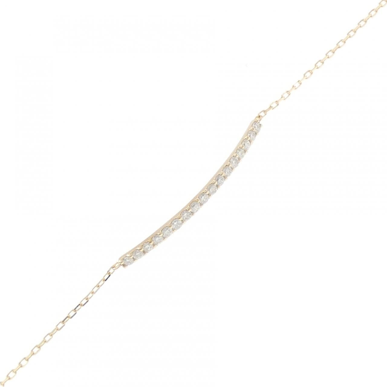 【リメイク】K10YG ダイヤモンド ブレスレット 0.24CT