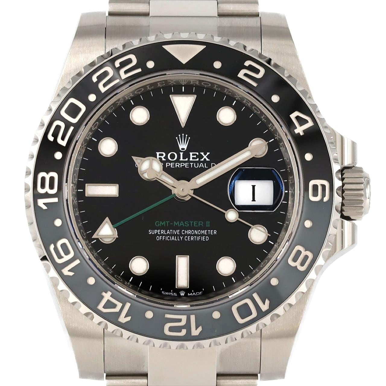 ロレックス GMTマスターⅡ 126710GRNR･3 SS 自動巻 ランダム番