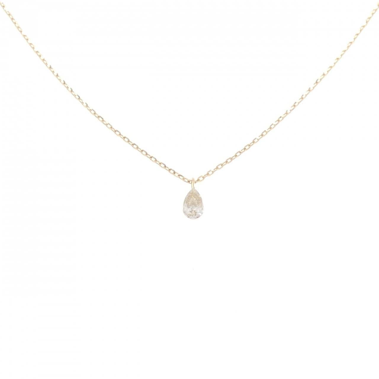 アガット ダイヤモンド ネックレス 0.1CT