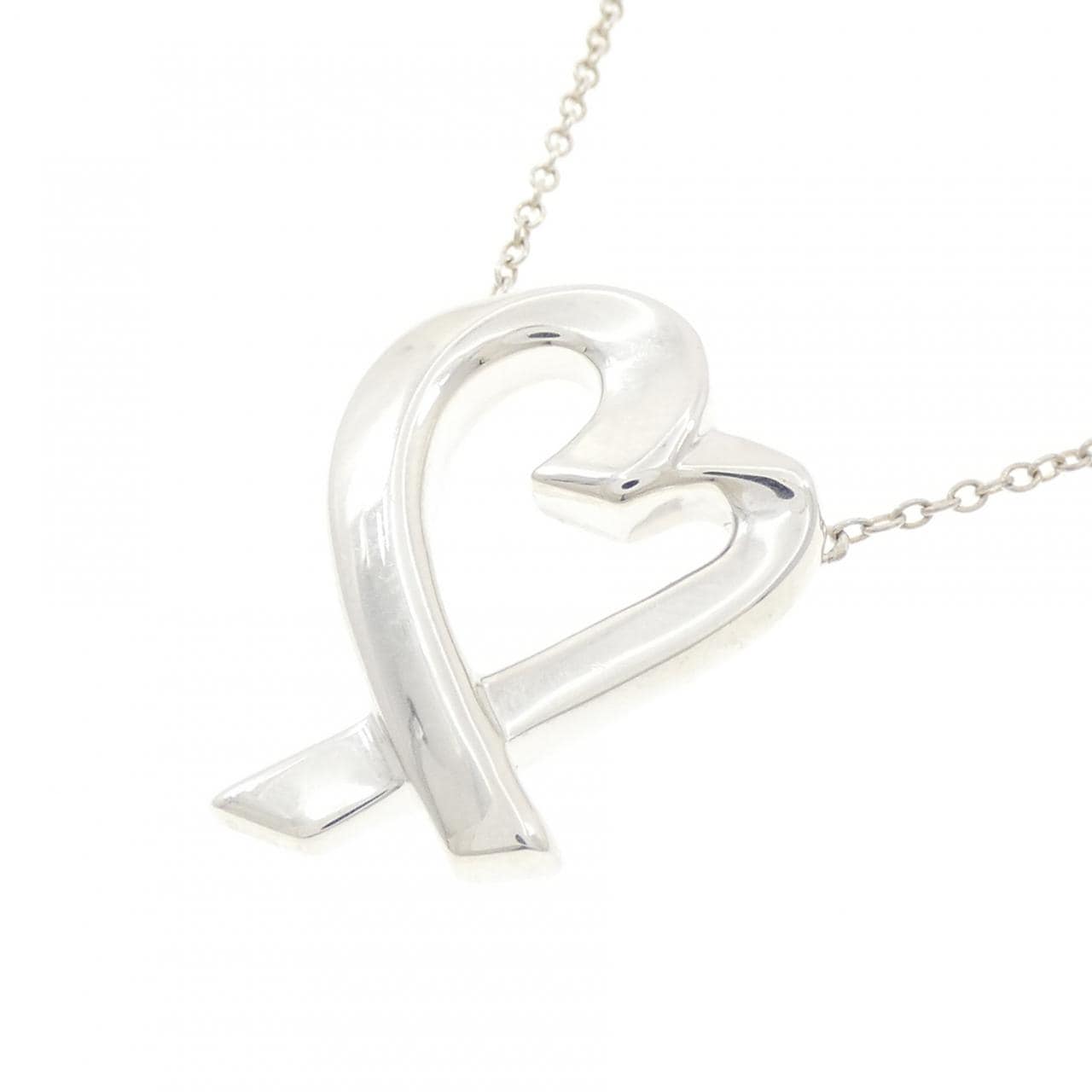 ティファニー ラビングハート ネックレス