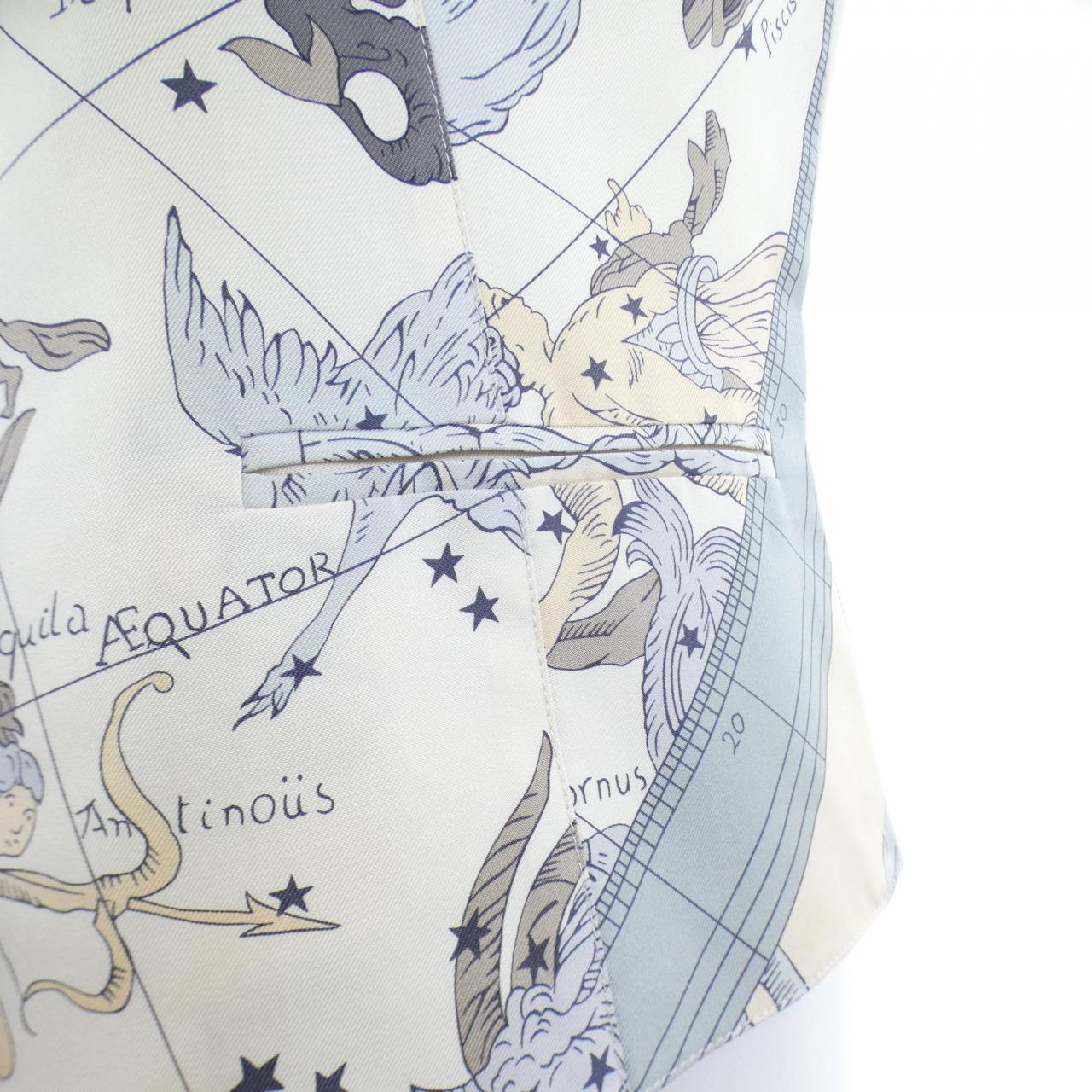 【ヴィンテージ】エルメス HERMES ツイルレーヌ. ベスト