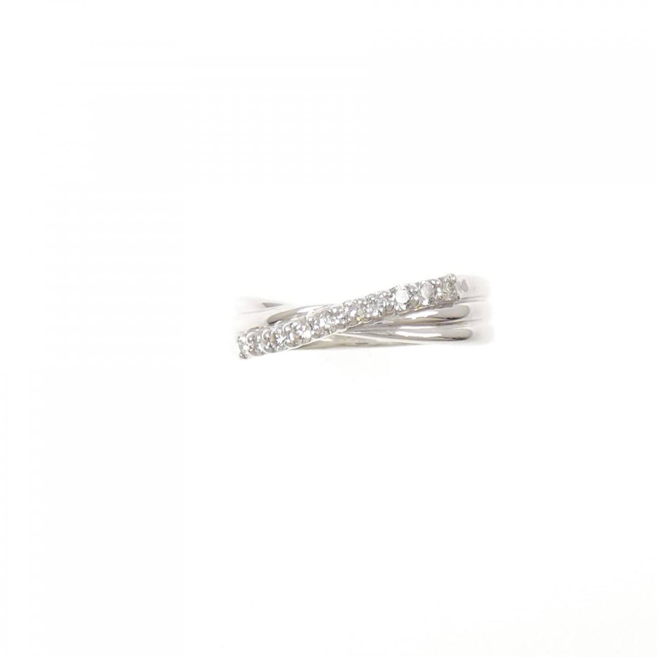 K18WG ダイヤモンド リング 0.15CT