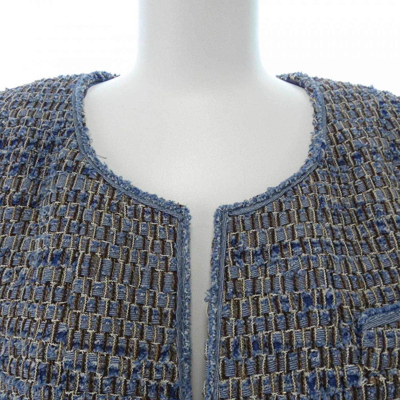 [vintage] CHANEL collarless jacket