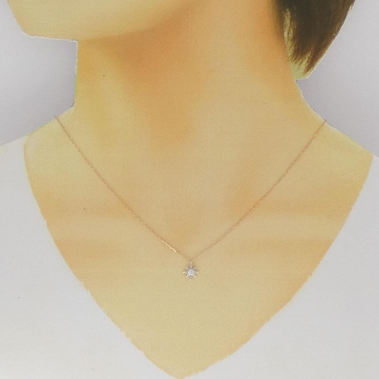 K18PG/K18WG Diamond necklace