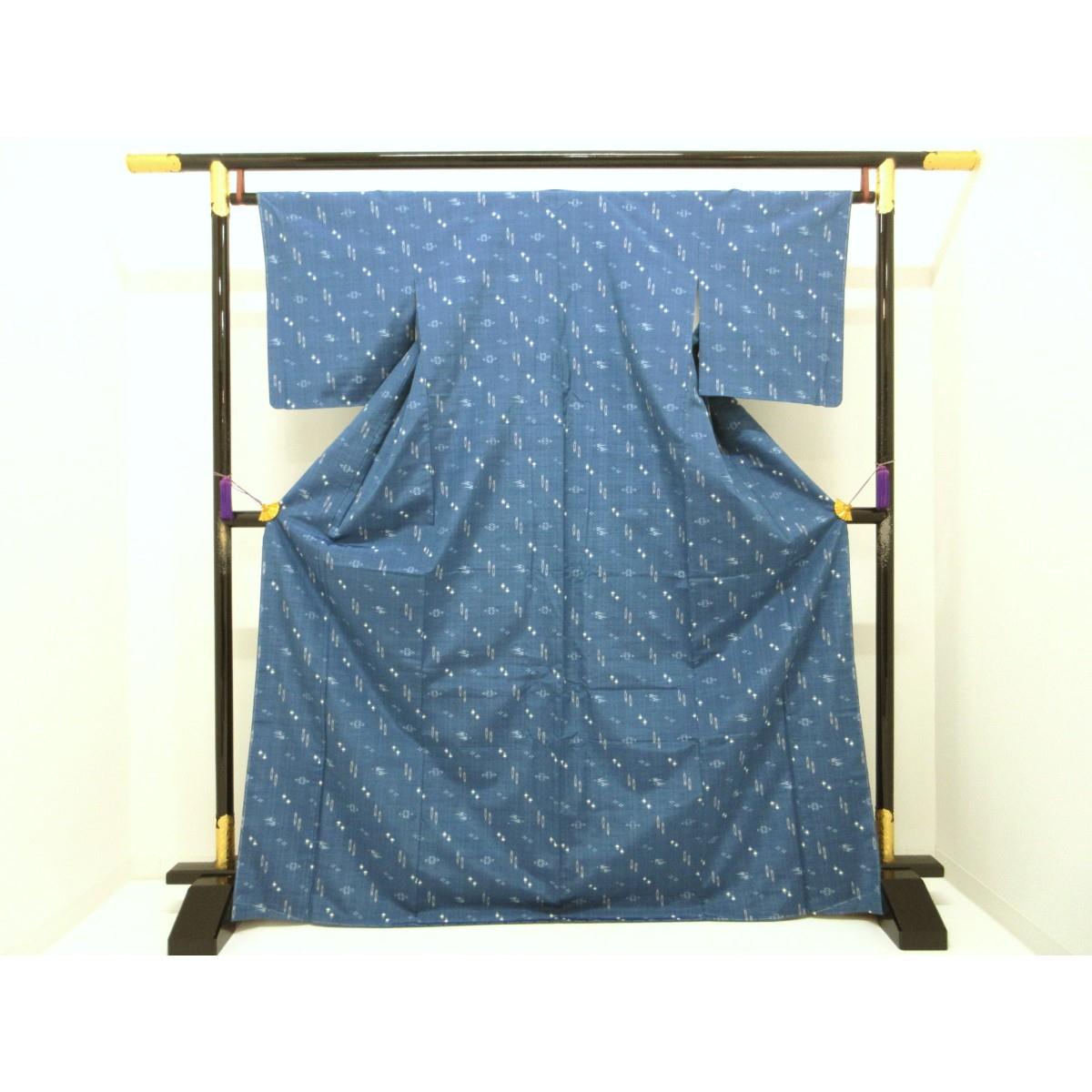 【未使用品】紬　証紙付【琉球絣】