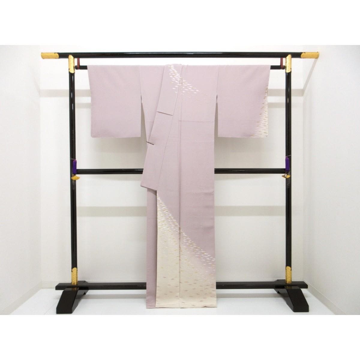 【未使用品】訪問着　刺繍加工ボカシ染