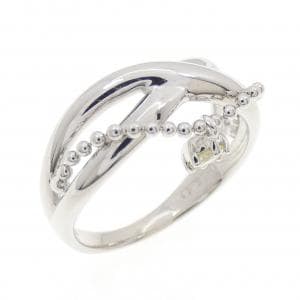 K18WG ダイヤモンド リング 0.10CT