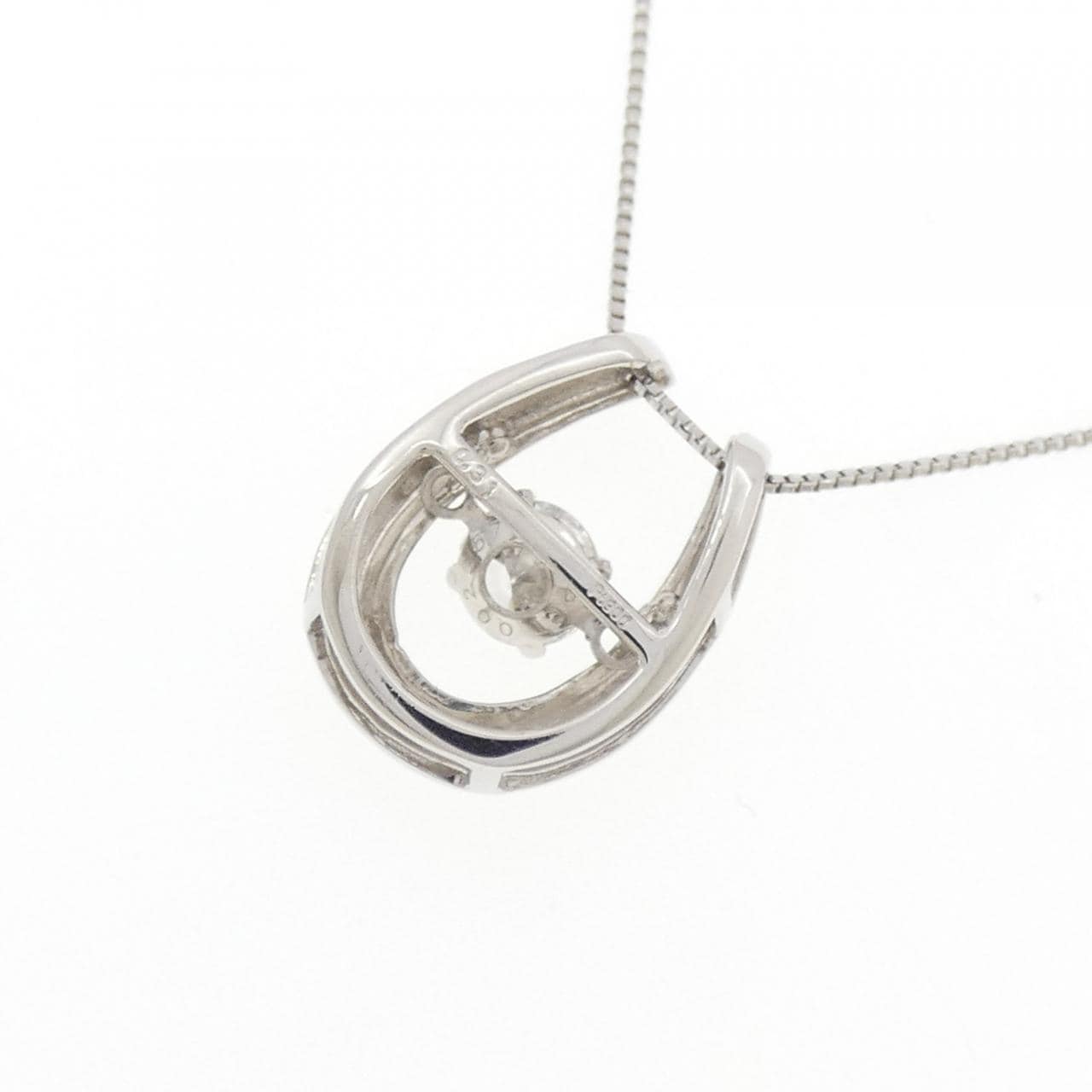 PT900/PT850 ホースシュー ダイヤモンド ネックレス 0.31CT