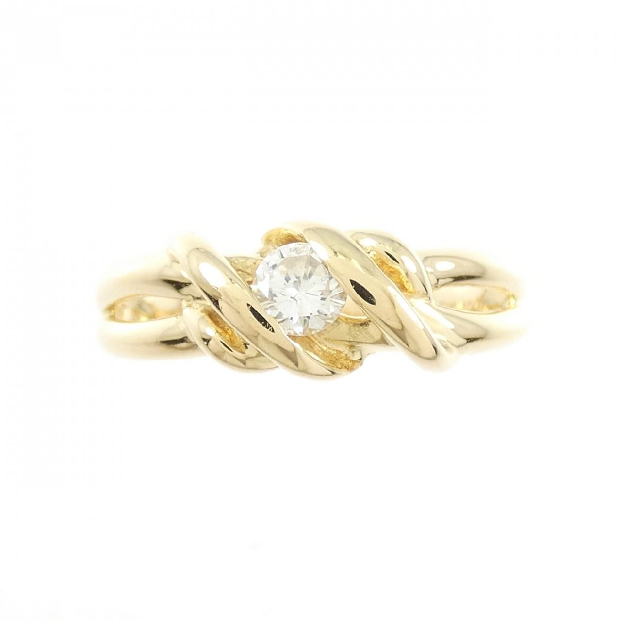 K18YG ダイヤモンド リング 0.17CT