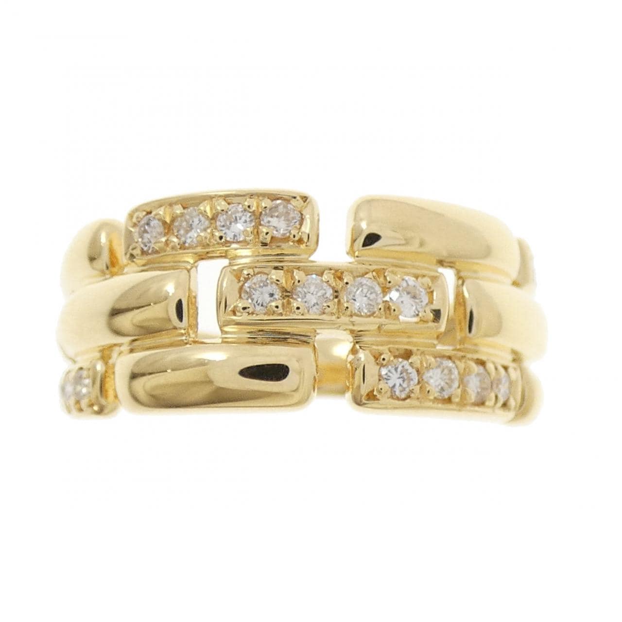 K18YG ダイヤモンド リング 0.25CT