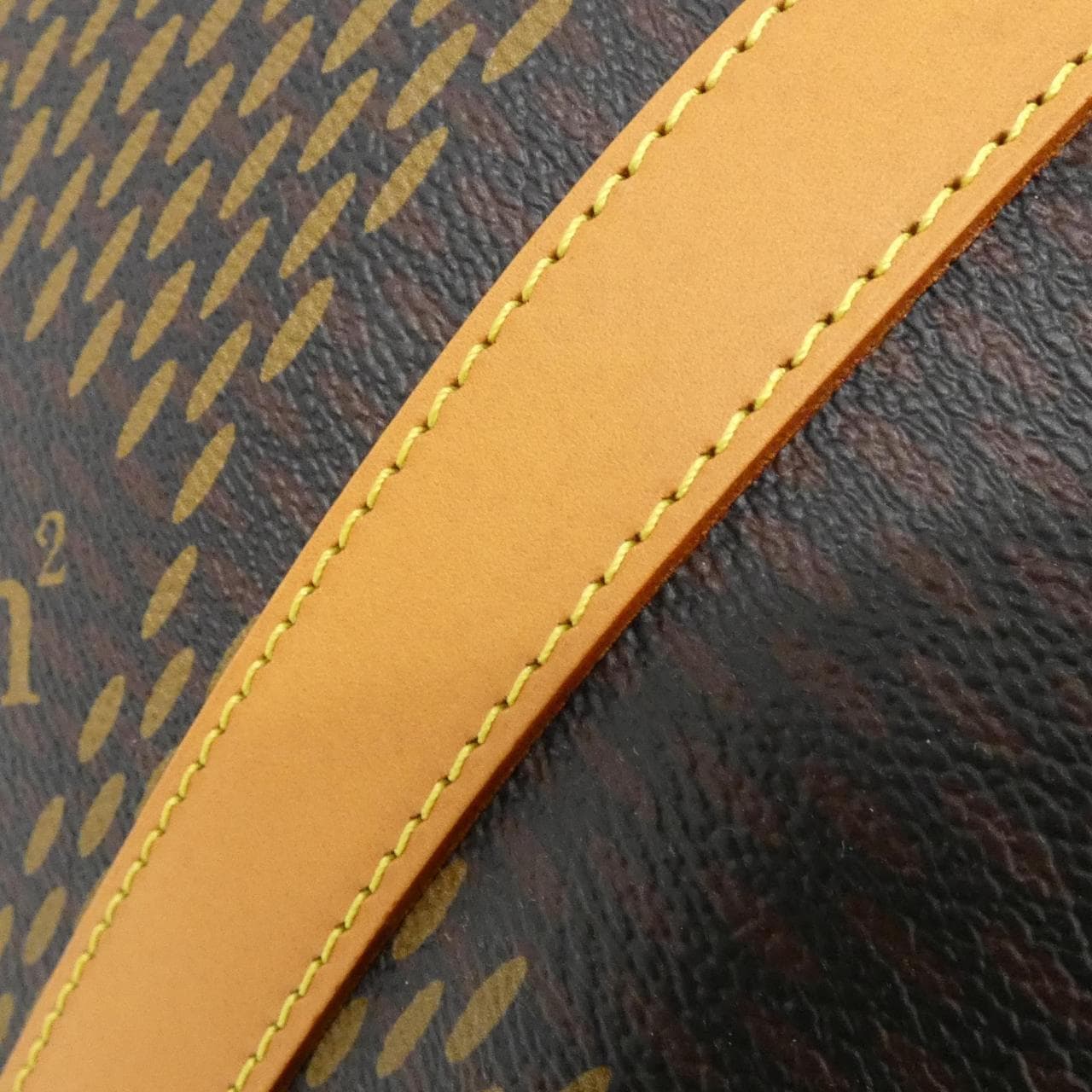 ルイヴィトン ダミエ ジャイアント(LVスクエアード) キーポル バンドリエール 50cm N40360 ボストンバッグ