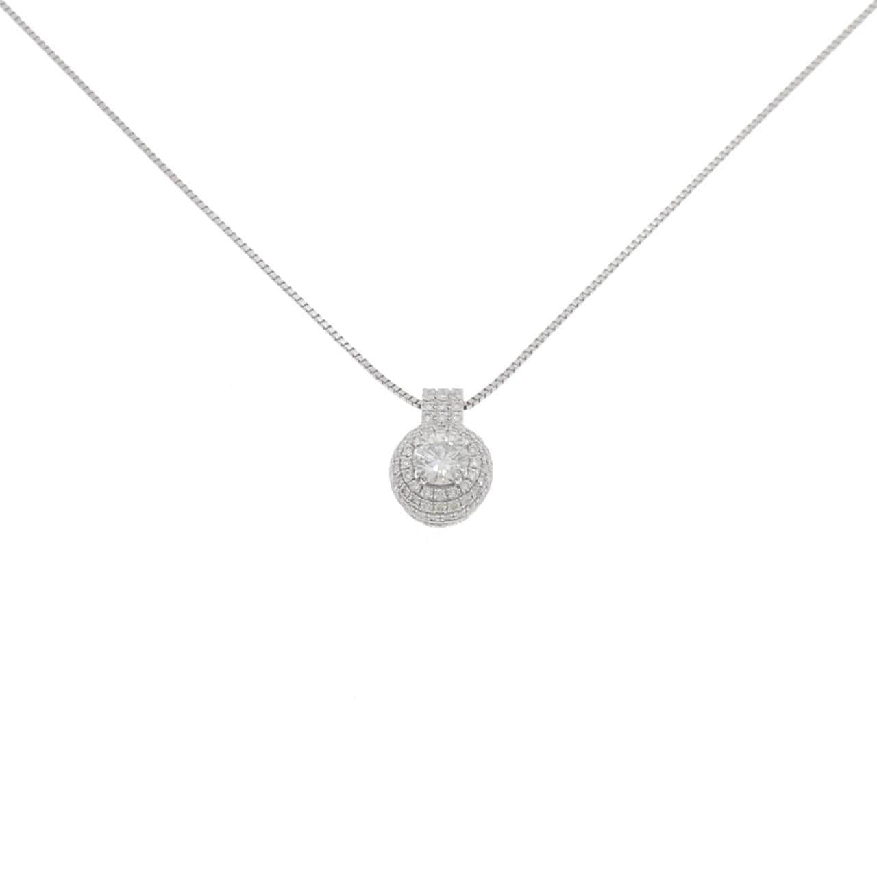 PT950/PT850 ダイヤモンド ネックレス 0.31CT D IF 3EXT