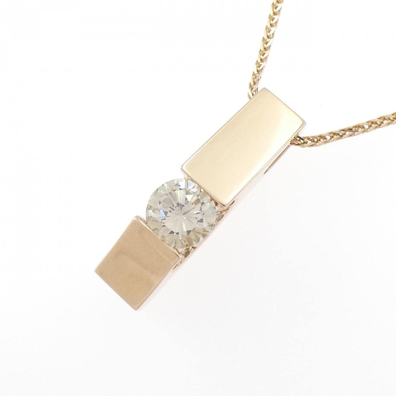 K18PG ダイヤモンド ネックレス 0.56CT