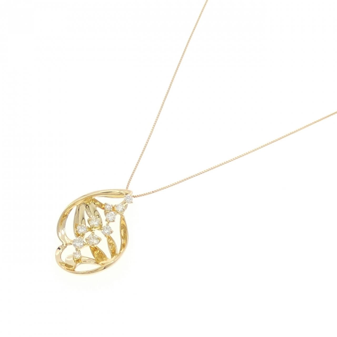 K18YG ダイヤモンド ネックレス 0.51CT