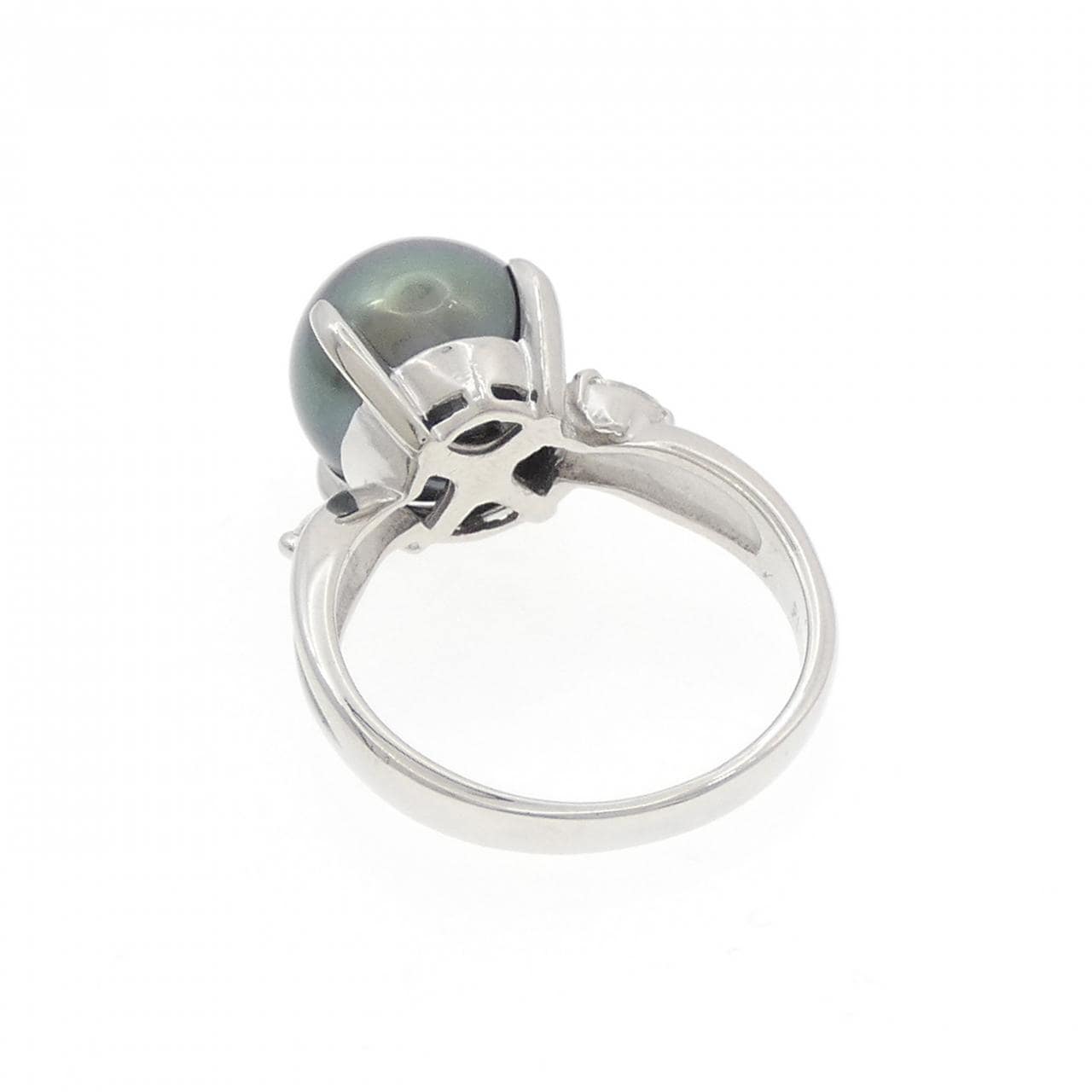 PT900 黒蝶パール リング 11.4mm