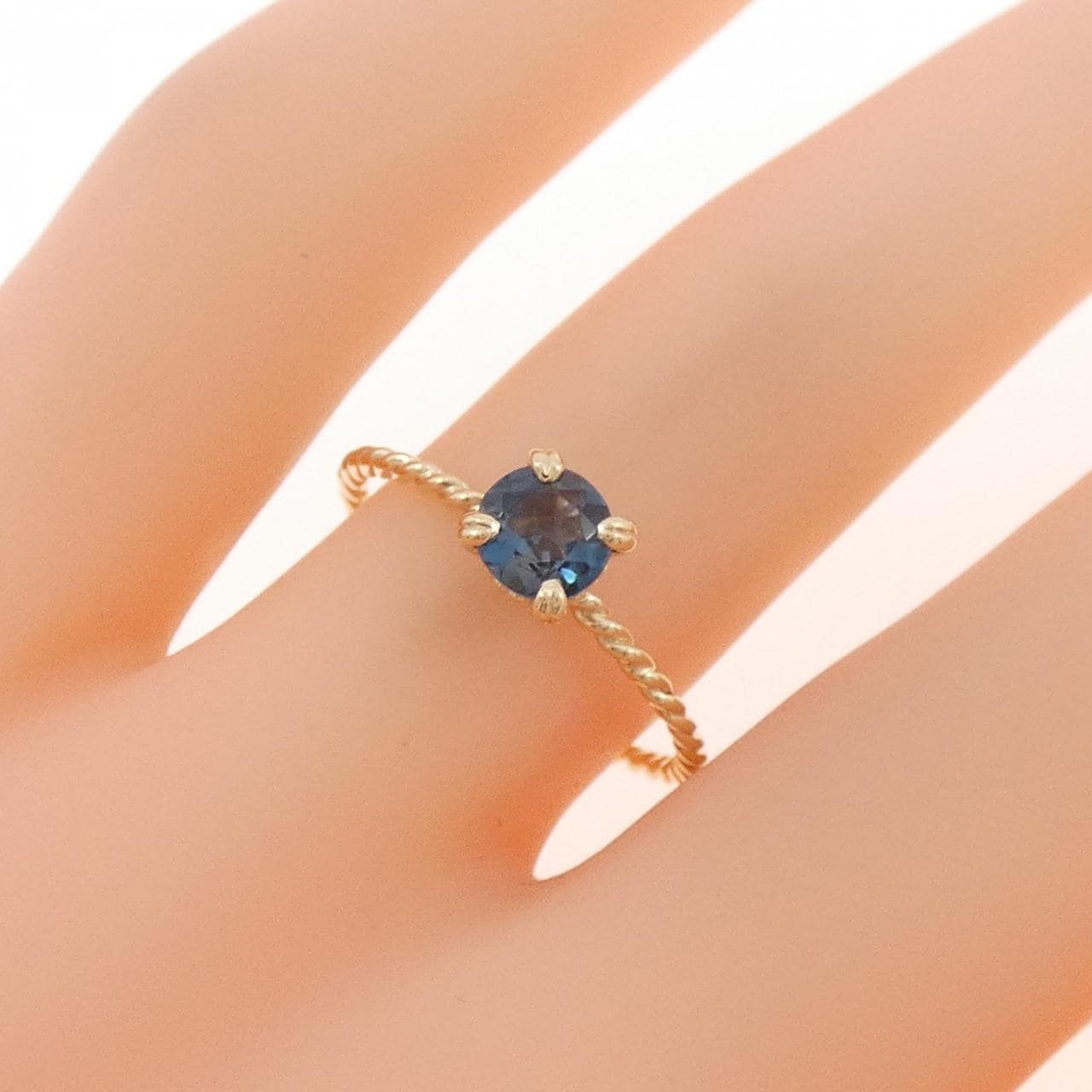 アガット ブルートパーズ リング