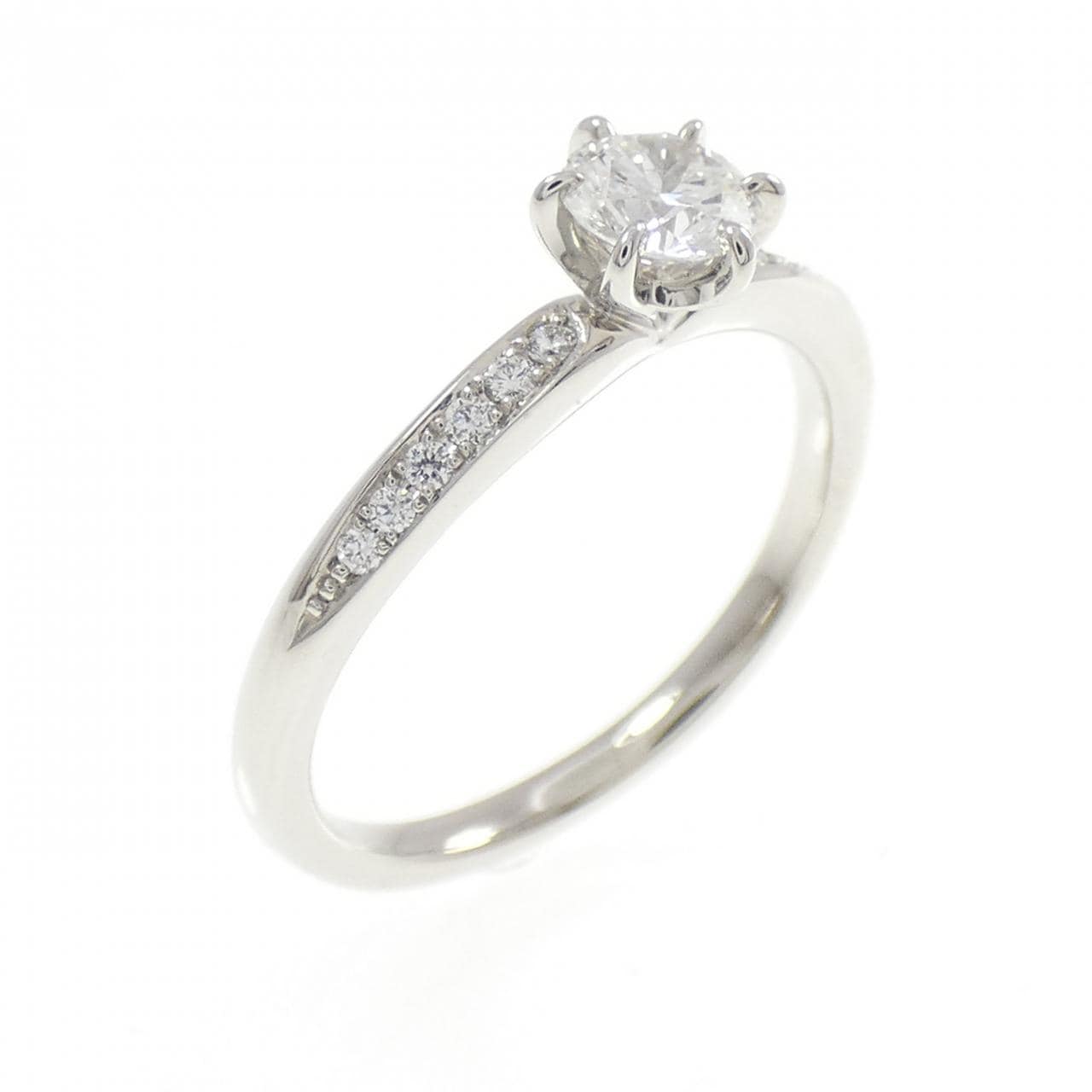 PT950 ダイヤモンド リング 0.31CT F VVS1 3EXT