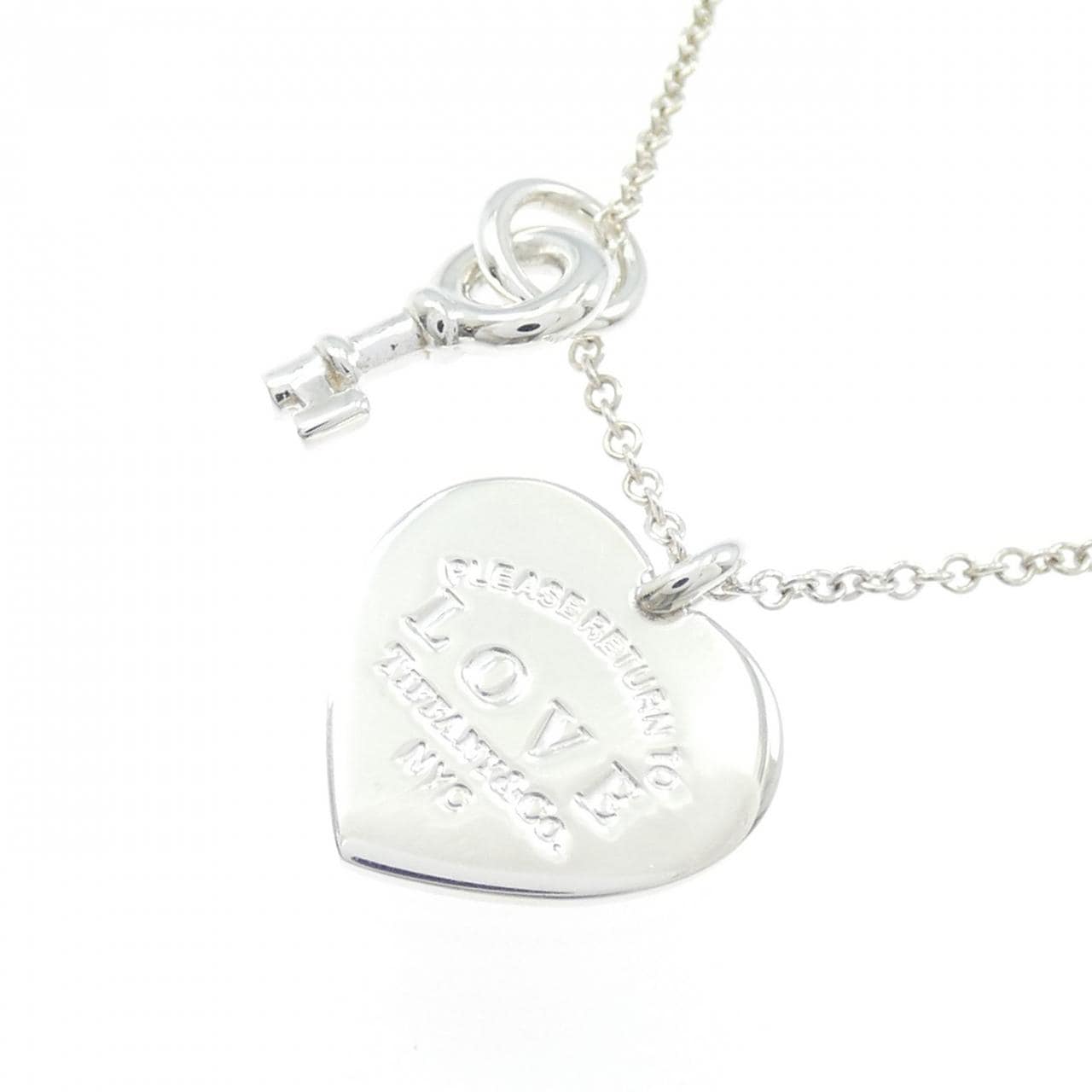 TIFFANY Return TIFFANY Heart Tag Key Necklace