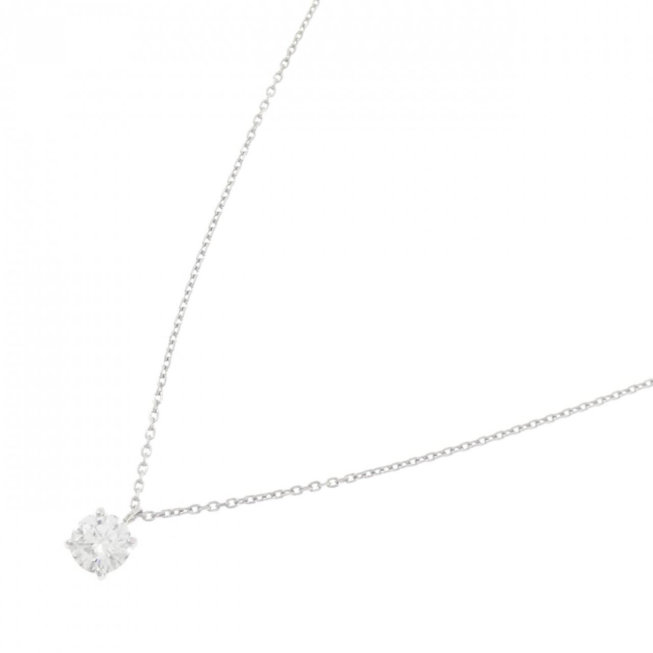 PT900/PT850 ダイヤモンド ネックレス 0.517CT F SI2 VG
