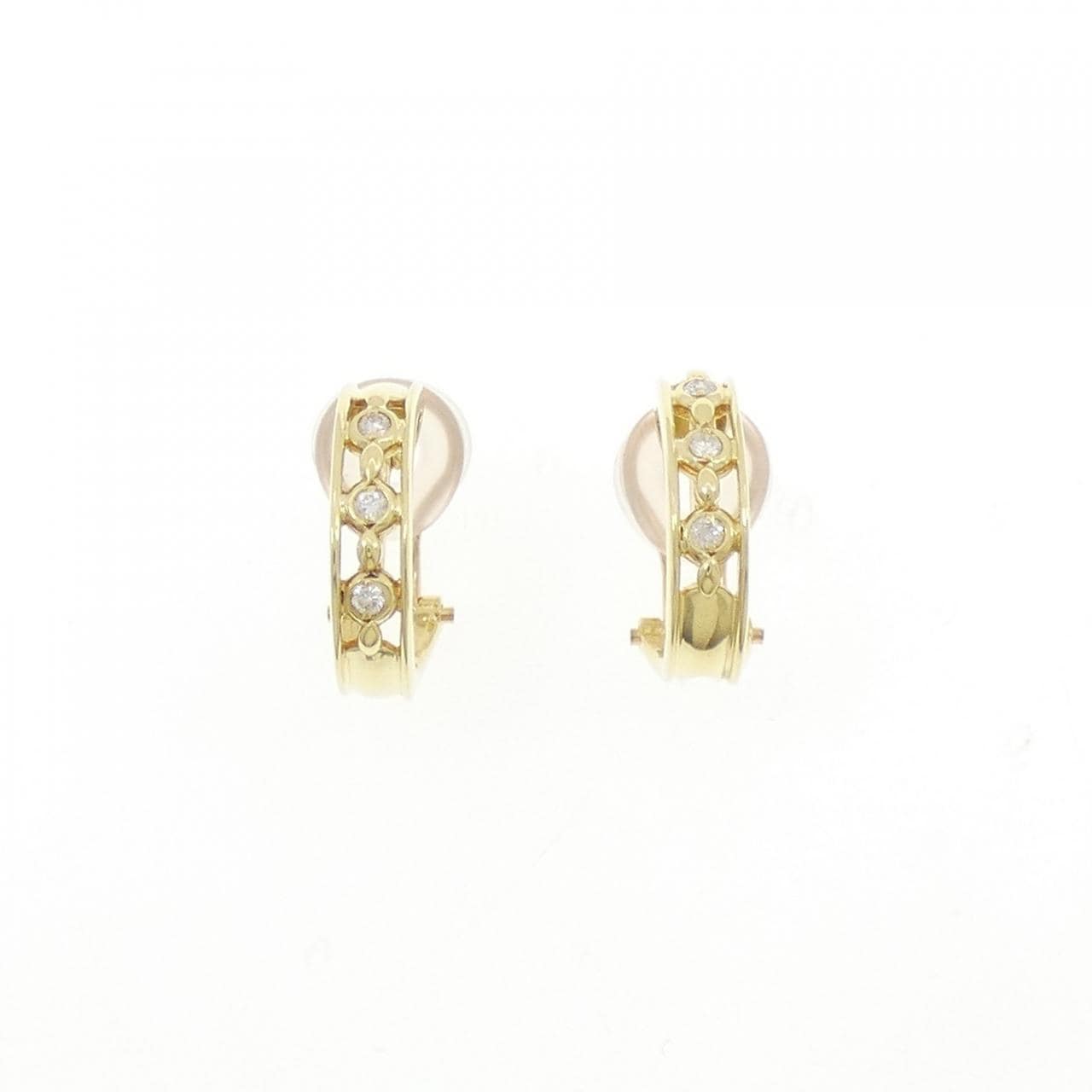 K18YG ダイヤモンド ピアス/イヤリング 0.10CT